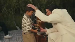 Was Liam Conejo Ramos at the Super Bowl Halftime Show?