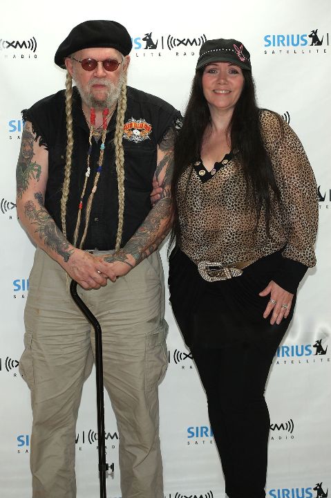 David Allan Coe with his sixth wife, Kimberly Hastings Coe.