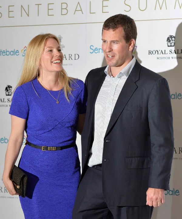 Peter Phillips with his first wife, Autumn Kelly.