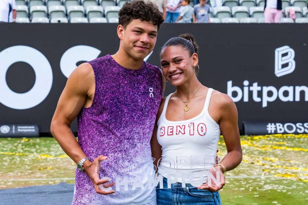 Trinity Rodman with her boyfriend, Ben Shelton.