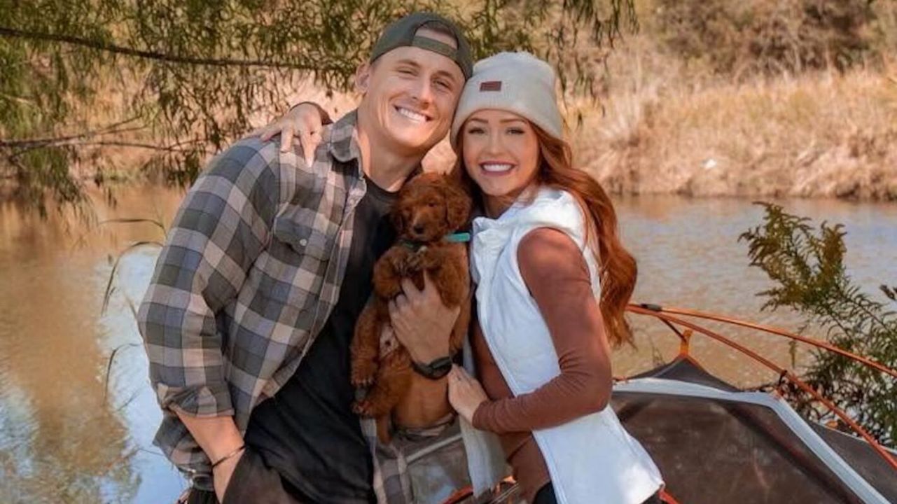 Anna Leigh Wilson with her husband, Coy Wilson.