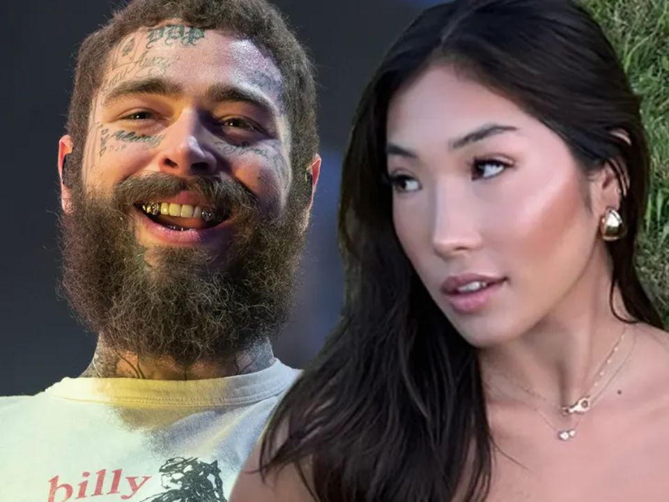 Post Malone with his girlfriend, Christy Lee.