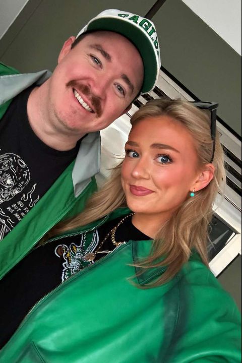 Shane Gillis with his ex-girlfriend, Grace Brassel.
